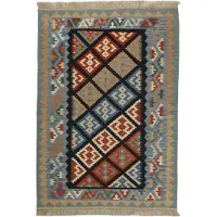 Rezas Kelim orientalisk matta 121 x 174 cm
