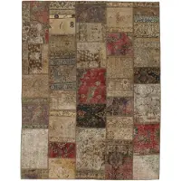 Rezas Vintage Patchwork orientalisk matta 197 x 254 cm
