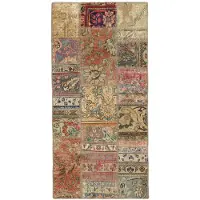 Rezas Vintage Patchwork orientalisk matta 76 x 155 cm