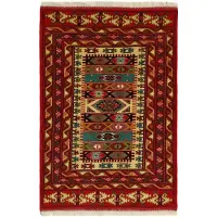 Rezas Torkaman Fine orientalisk matta 86 x 130 cm