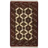 Rezas Torkaman Fine orientalisk matta 82 x 130 cm