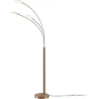 LINDBY Golvlampa , Anea, Metallisk, Vardagsrum, Metall, Modern