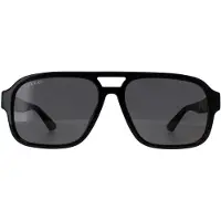 Gucci Aviator Herr Svart Rök GG1342S