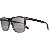 Tom Ford Rectangle Mens Färgad Havana Grå Spegel