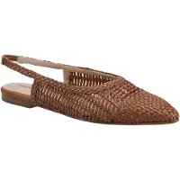 Hush puppies Dalia Woven Läderskor För Kvinnor I Brunt Flatmodell