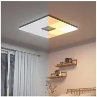 Nanoleaf Skylight Expansion Pack - Taklampspanel - LED - 300 x 300 mm - 16 W - RGB/varmt till kallt vitt ljus - 2700-6500 K - fyrkantig