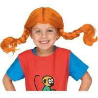 Peppi Pitkätossu Pippi-dräkt: Peruk