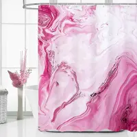 Shower curtain Home Decor 9 färger lyx blå marmor duschdraperi Modern Ombre Tyg Duk Akvarell Duschdraperier för badrumsinredning 150x180cm