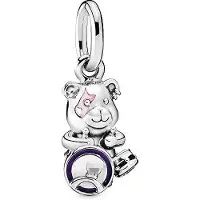 FOXANRY Jewelry Ny S925 Sterling Silver Husdjur Katt Hund Räv Uggla Sköldpadda Animal Series Elephant Charm Pärla Passande Original Armband DIYSmycken