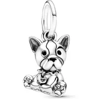 FOXANRY Jewelry Ny S925 Sterling Silver Husdjur Katt Hund Räv Uggla Sköldpadda Animal Series Elephant Charm Pärla Passande Original Armband DIYSmycken