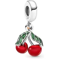 FOXANRY Jewelry Nytt S925 Sterling Silver Glödande Firefly Bulb Charm Kameleont Ballong Pendant Bead Fit Original Armband DIY Fine Smycken