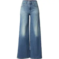 Levi's Jeans '728 High Rise Wide Leg' blå denim