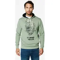 KOROSHI Sweatshirt ecru / khaki / svart