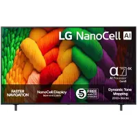 LG 75" NanoCell AI NANO8E 4K Smart TV 2025 - 75NANO8EA6A