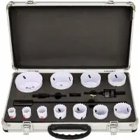 AWTOOLS Hålsågssats AW49471BL; 19-76 mm; 40 mm; 15 st.