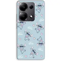 CAPACHEAP Skal För Xiaomi Redmi Note 13 Pro 4G Stitch kärlek rosa hjärta Maniacase svart