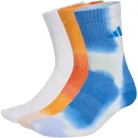 Adidas Sportsockor 'Tie-Dye 3 Pairs' blå / orange / hummer / vit