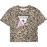 GUESS T-shirts med korta ärmar ORGANIC COTTON STRETCH flickor - Brun - 10 ans