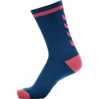 Hummel Elite Träningsstrumpor - Navy/Rosa, storlek 39-42