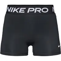 Nike Pro Tights 365 Mid-Rise 3'' - Svart/Vit Dam, storlek Medium
