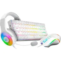 Redragon Combo K630rgbw+m607w+h350rgb-1-w Spanish Tangentbord Och Mus