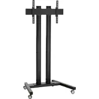 Vogel's Professional Connect-it TD2044 - Vagn (vagnbas, 2 poler, gränssnittsstapel, 2 gränssnittsremsor) - för LCD-display - svart - skärmstorlek: upp till 65 tum
