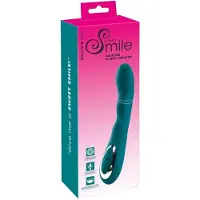 Sweet Smile Smile - G-punkt vibrator uppladdningsbar vattentät roterande grön
