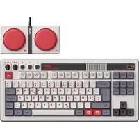 8Bitdo Retro Mechanical Keyboard - N Edition - ISO - Nordisk - Grå