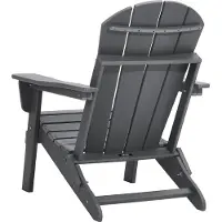 Vevor Adirondack-stol i plast, set med 2 vädersäkra bärbara hopfällbara eldstadsstolar, utomhus Adirondack-terrassestol med mugghållare, med avkopplande armstöd ergonomiskt, för trädgård, bakgård - gr