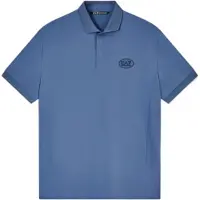 EA7 för män. 7M001289_AF13137 Polo Golf Pro blå (XL), Casual, Polyester, Kort ärm