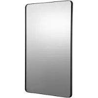 Vevor Väggmonterad sminkspegel, 0,15" tjock, 30" x 40" spegel med aluminiumram och explosionssäker film, reptålig spegel med Z-formad konsol, passar för badrum/sovrum/vardagsrum