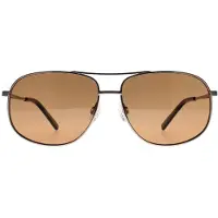 Serengeti Aviator Mens Shiny Gunmetal Saturn Polarized Drivers Sassari 2.0