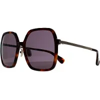 Max Mara Square Dam Dark Havana Smoke Grey MM0059-D