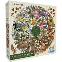 Gibsons Pussel 500 bitar Runt - Nature's Seasons