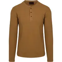Superdry Waffle Henley T-shirt Med Lång ärm