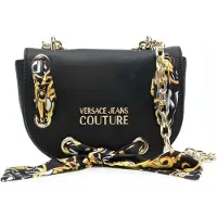 Versace Jeans Couture Kedjerem Silkeshalsduk Dekorerad Polyester Axelväska Crossbodyväska Damväskor Svart 74VA4BAC-ZS467-899 Basic Set (Bag+Dust Bag) black