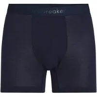 Icebreaker - Vandringskläder - M Merino Blend 125 Cool-Lite Anatomica Boxers Midnight Navy för UnisexUll - Storlek XL - Marinblå