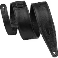 Levys Leathers Moon Phases 2.5" Leather Guitar Strap Black