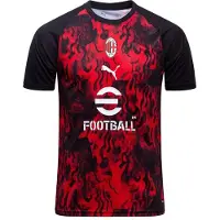 Puma Ac Milan 25/26 Före Matchen Junior T-shirt Med Kort ärm