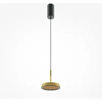 Maytoni Pendellampa El, Svart, Vardagsrum / matsal, Aluminium / grå / zink, Modern