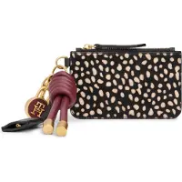 Tommy Hilfiger Leather Deer Print Multi Charm Purse