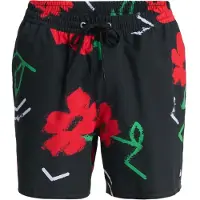 Quiksilver Stretch Printed Volley 16 Boardshorts black street floral Storlek L