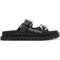 GUESS Pantolette 'Fatema' guld / svart
