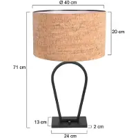 Steinhauer Bordslampa Stang, dimbar, Svart, Vardagsrum / matsal, Metall, Modern, Bordslampa