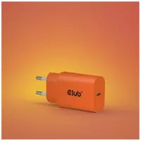 Club 3D CAC-3023 USB-laddare 30 W USB-C hane Power Delivery 3.0 Orange Inomhus