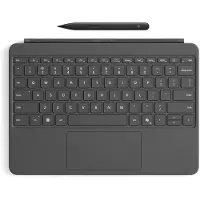 Microsoft Surface Pro Keyboard - 12-inch - tangentbord - full size - med pekplatta, accelerometer - bakgrundsbelyst - magnetisk docka - skiffer - 7...