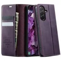 CASEME Samsung Galaxy A57 033 Plånboksfodral med kalvmönster och RFID-blockering - Lila