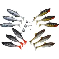 Kärkkäinen Baitfish 8 cm Clear Water jiggsortiment 12+3 st/pkt