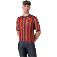 Castelli Competizione 3 Ac Milan Korta ärmar Cykeltröja
