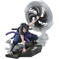 Tamashii Nations Naruto Shippuden Extra Battle Pvc Sasuke Uchiha Ljuset &amp; Mörkret I Mangekyo Sharingan-figuren 20 Cm